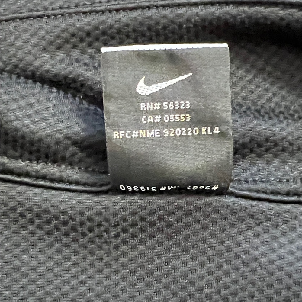 Nike Sphere Dry Golf Men's XL Black Long Sleeve Polo Shirt - Picture 8 of 14